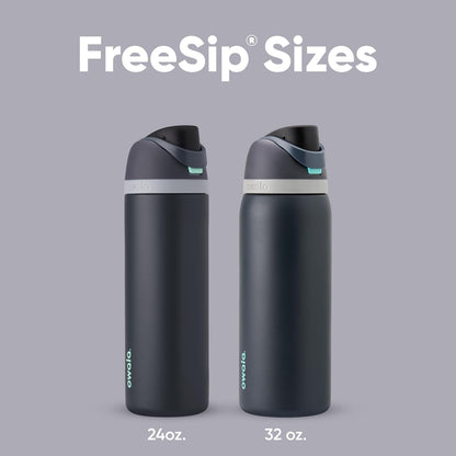 Owala Kids FreeSip Insulated Stainless Steel Water Bottle with Straw, BPA-Free Sports Water Bottle, Great for Travel, 16 oz, Celestial Sphere