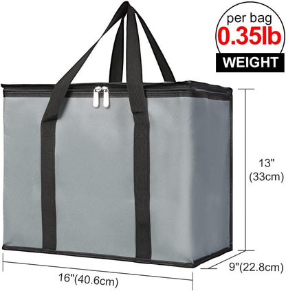 Purilite Select™ Insulated Food Delivery Bag – Extra Large Thermal Carrier for Hot &amp; Cold Food Transport