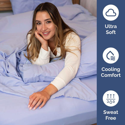 Extra Deep Queen Sheet Set - 6 Piece Breathable & Cooling Sheets - Hotel Luxury Bed Sheets Set - Easy & Secure Fit - Soft, Wrinkle Free & Comfy Sheets Set - White Sheet Set w/Extra Deep Pockets