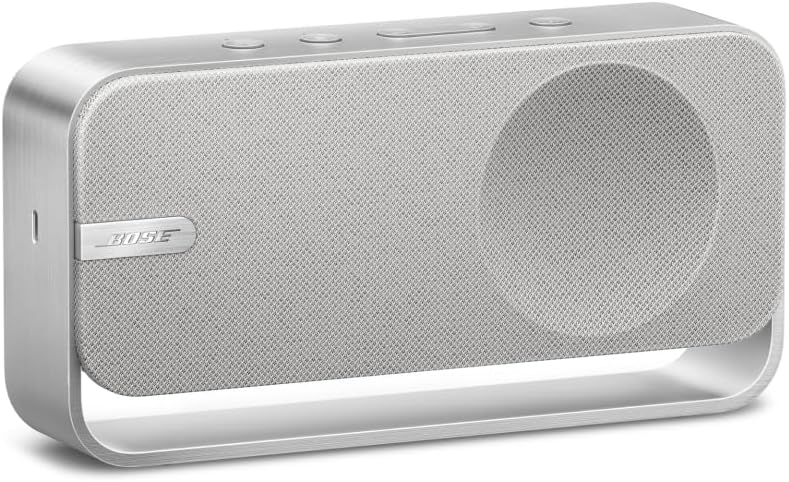 Bose SoundLink Home Speaker, Premium, Portable and Wireless Bluetooth Bookshelf Speaker, Up to 9 Hours Battery Life, Cool Grey