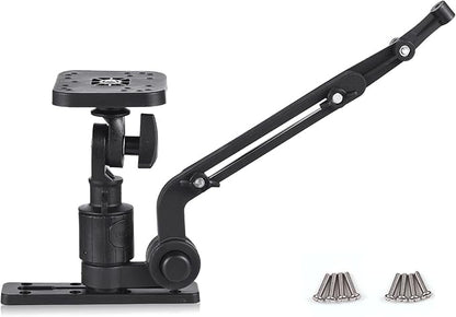 XIXIAN Kayak Support,Kayak Fish Finder Mounting Plate Kayak Boat Transducer Mounting Arm Fish Finder Mount Base Adapter