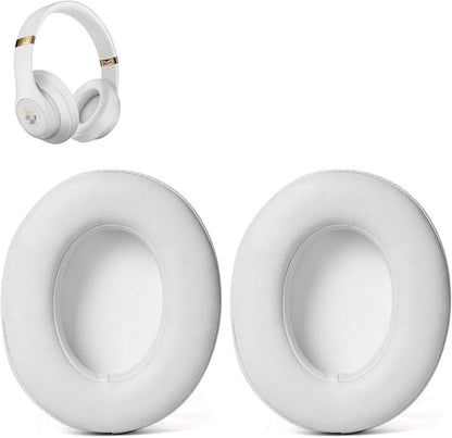 Studio 3 Ear Pads Cushions Replacement Earpads for Beats Studio 2 & Studio 3 Wired & Wireless Headphones,Ear Cushions Memory Foam Earpads with Soft Protein Leather Replacement Parts -White Floral