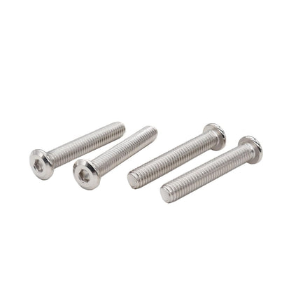 binifiMux 4pcs M10-1.25 x 70mm Serrated Flanged Hex Bolts Flange Hexagon Screws, Stainless Steel 18-8 (304), Plain Finish, DIN 6921