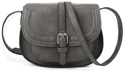 Crossbody Bags for Women Small Over the Shoulder Saddle Purses and Boho Cross body Handbags,Vegan Leather