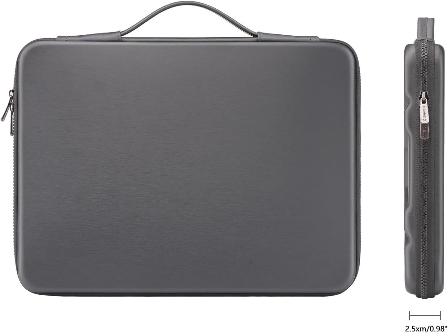 DOMISO 15.6 inch Laptop Sleeve with Handle Protective Shockproof Waterproof EVA Case for 15.6" Yoga 720 IdeaPad 310 320 ThinkPad T570/Legion 5 Gen 6/HP Envy 15/15.6" Notebooks, Dark Blue