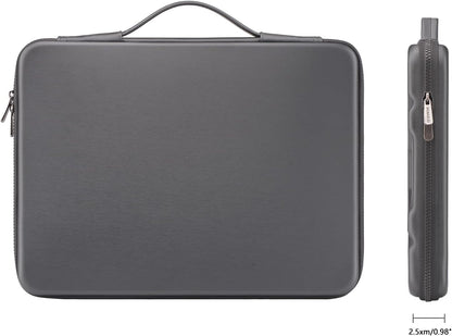 DOMISO 15.6 inch Laptop Sleeve with Handle Protective Shockproof Waterproof EVA Case for 15.6" Yoga 720 IdeaPad 310 320 ThinkPad T570/Legion 5 Gen 6/HP Envy 15/15.6" Notebooks, Dark Blue