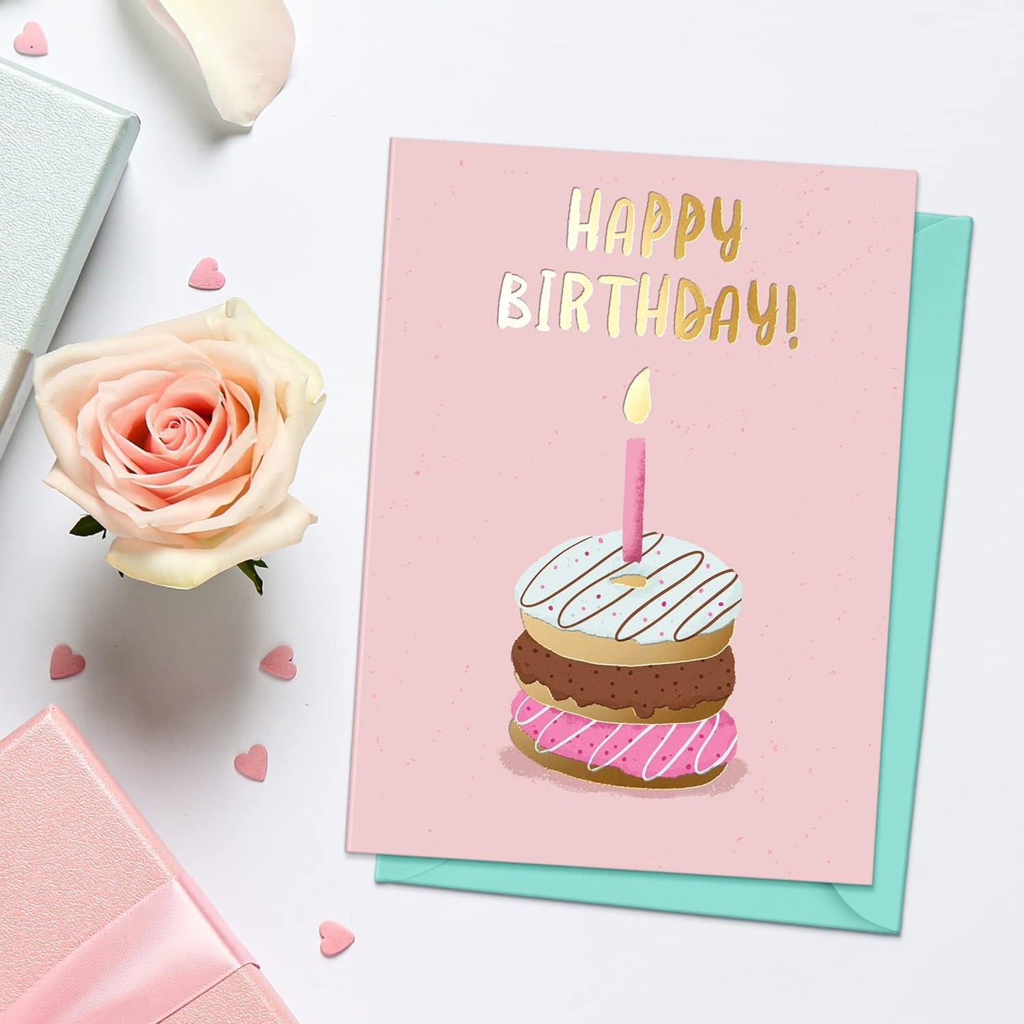 Sweetzer & Orange Happy Birthday Cards with Envelopes and Assortment Box – Variety Set of 50 Assorted Birthday Notes. Perfect Bulk Pack for Celebrations, Office, Friends, Family, and Special Occasions