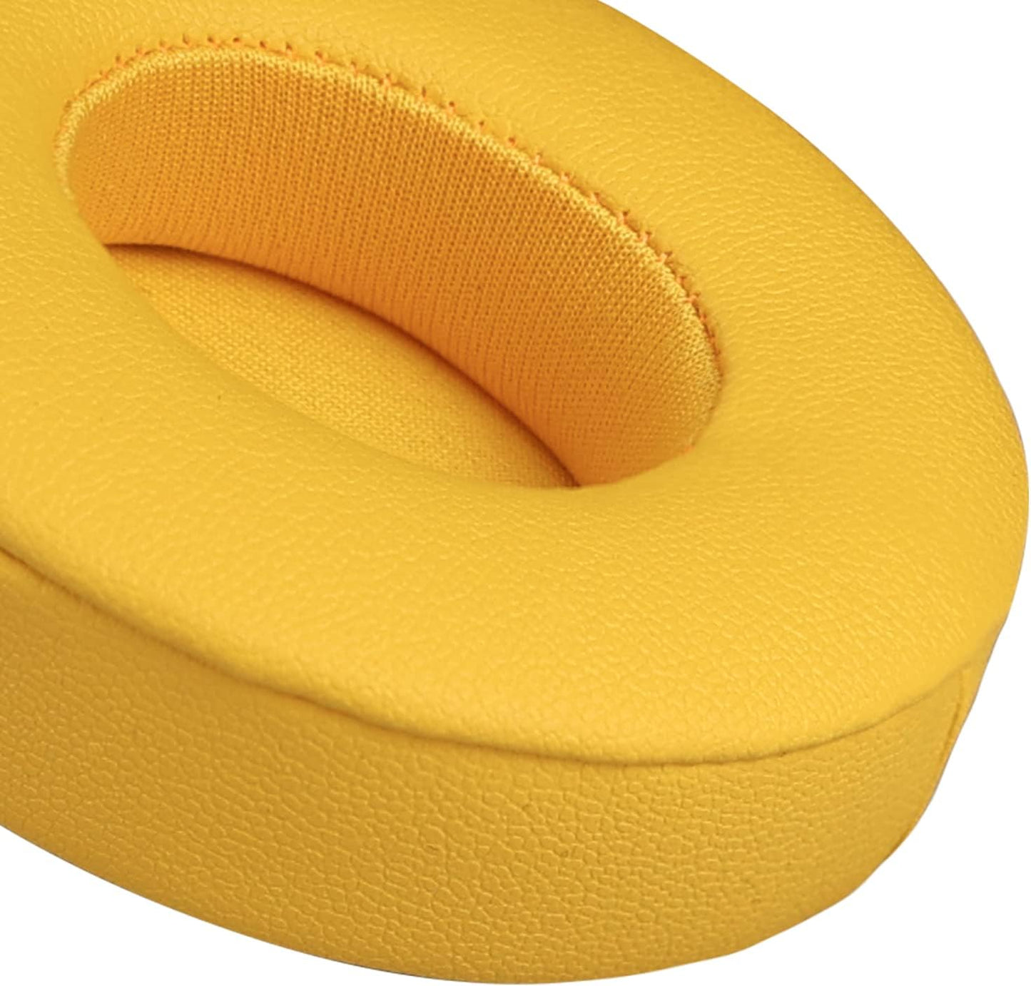 SoloWIT® Ear Pads Cushions Replacement, Earpads for Beats Solo 2 & Solo 3 Wireless On-Ear Headphones with Soft Protein Leather, Stronger Adhesive, Noise Isolation Memory Foam - White