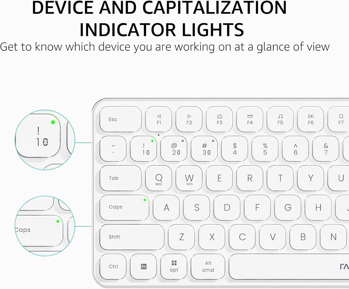 RAPOO Keyboard and Mouse Wireless - 9010M Multi-Device Wireless Keyboard Mouse Combo, 2.4GHz/Bluetooth 5.0/4.0 Wireless Keyboard Mouse Set for Windows/Mac/Linux/Chrome, Support 4 Devices, Silent Click