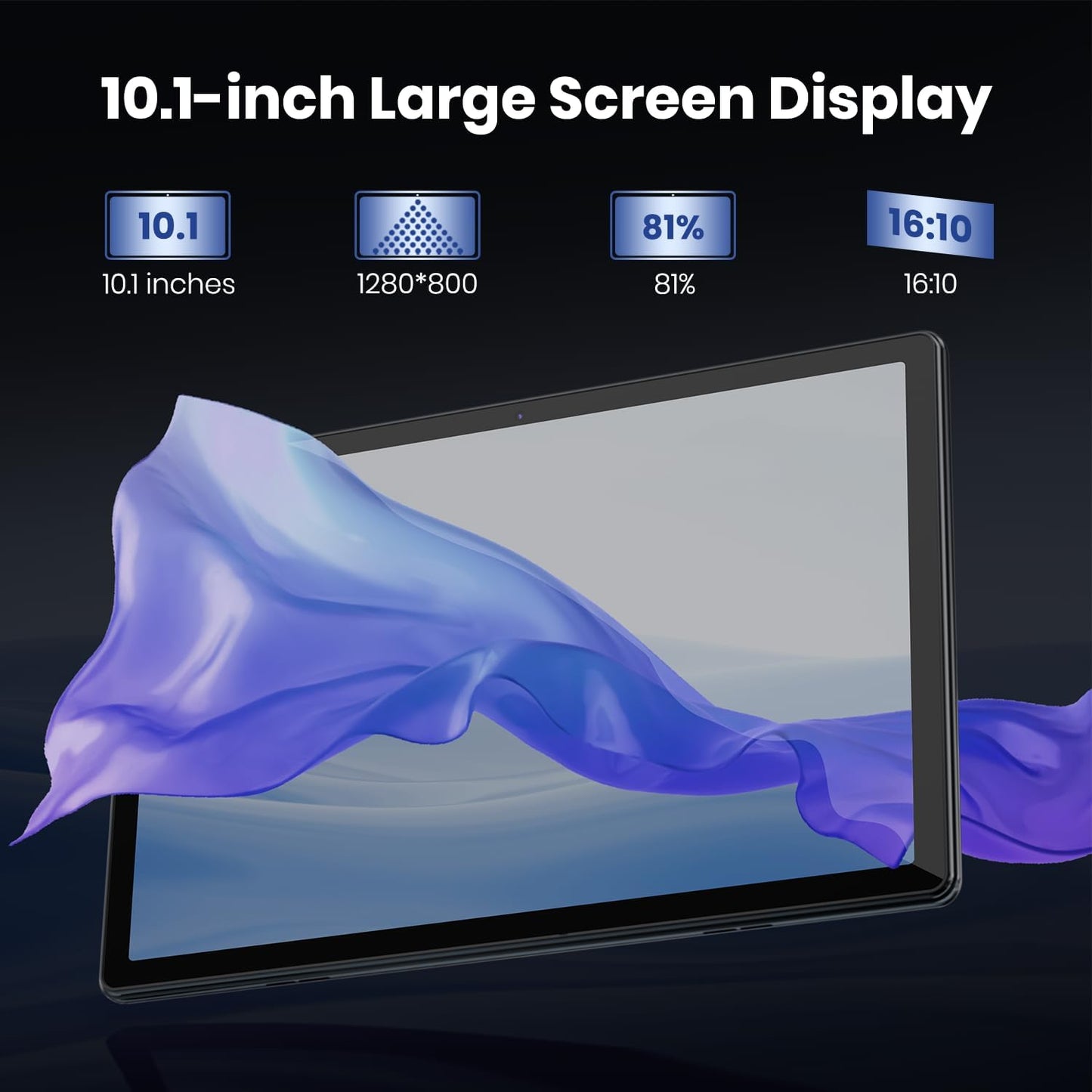 2025 Android Tablet, 10.1 Inch Android 14 Tablet Octa-Core, 12GB RAM+64GB ROM 1TB Expand, 2+8MP Camera, BT5, Tablets PC 2.4/5G WiFi 6,1080 IPS FHD Screen, Tablets Android Gifts for Men Women