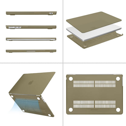 MOSISO Compatible with MacBook Air 13 inch Case 2025 2024 2023 2022 M4 A3240 M3 A3113 M2 A2681, Plastic Hard Shell&Keyboard Cover&Screen Film&Pouch for MacBook Air 13.6 inch Case, Crystal Clear