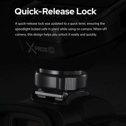 Godox XPROII-C 2.4G Wireless Flash Trigger Transmitter TTL Autoflash 1/8000s HSS Large LCD Screen 32 Channels 16 Groups Replacement for Canon Cameras