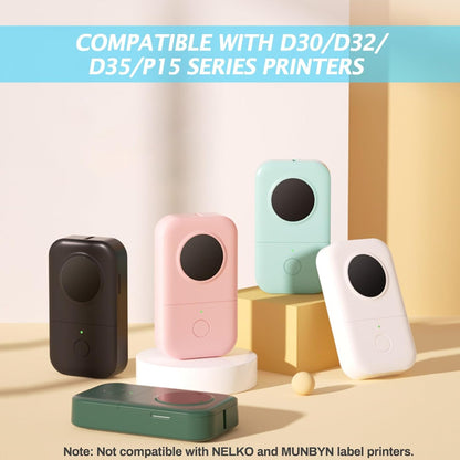 960 Pcs Nebula/Galaxy Series D30 Label Tape, Label Maker Tape-12mm×40mm(0.47"x1.57") Sticker Thermal Paper Self-Adhesive Label Tape for D30 Label Printer 6 Rolls
