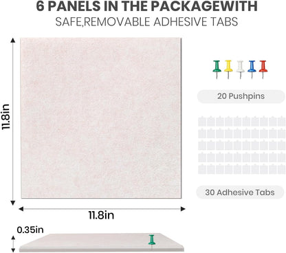 36" x 24" Felt Bulletin Board & Cork Board Alternative, Oatmeal