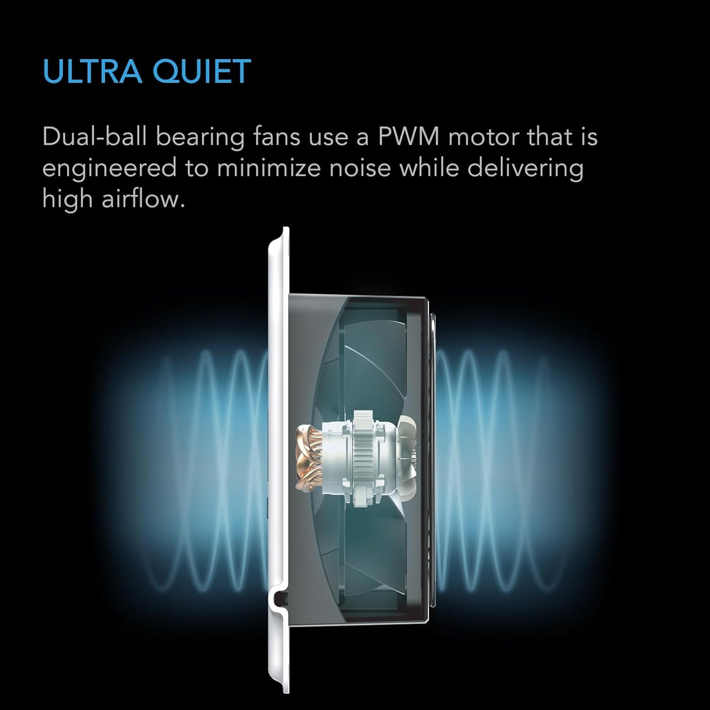 AC Infinity AIRTAP T4 White, Register Booster Fan for 4” x 10” Vents, Thermostat Control Improves Heating & Cooling, Quiet 10-Speed Remote Control & Bluetooth App. ONLY FITS 4” x 10” Duct Openings