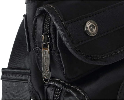 Motorcycle Drop Leg Bag Nylon Waist Pack for Men Women Travel Hiking Tactical Cycling Bike Ride Riding Crossbody Shoulder Fanny Pouch
