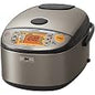 Zojirushi NP-NWC10XB Pressure Induction Heating Rice Cooker & Warmer, 5.5 Cup, Stainless Black, Made in Japan | Nonstick Inner Pan
