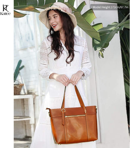 Purilite Select Women’s Vintage Leather Tote Bag