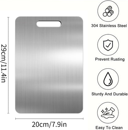 Purilite Select 2025 Titanium Cutting Board – Durable, Hygienic & Multi-Purpose (11.4 x 7.9 in)