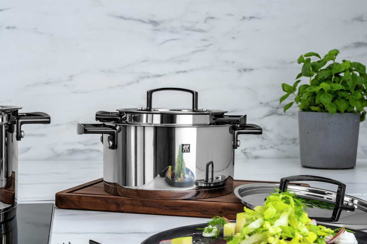 ZWILLING Bellasera Black 9-Piece Premium Stainless Steel Kitchen Cookware Set
