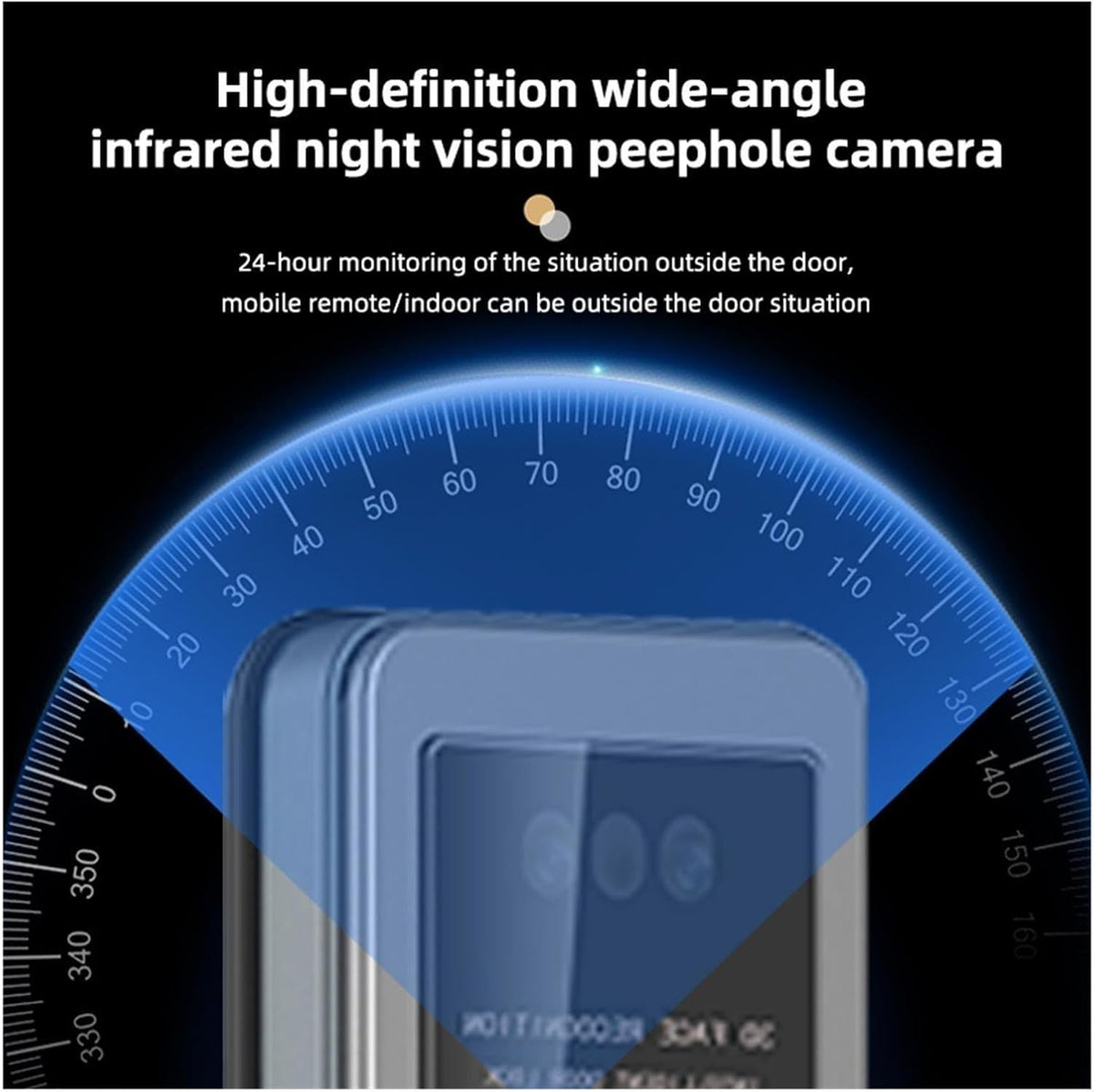 Latest 3D Face Palm Vein Unlock Smart Apartment | Door Lock Aluminum Alloy Security Card Password Data(Black-Communication -01)