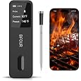 Digital Meat Thermometer Wireless Bluetooth with Smart App, 527°F Heat Resistant Probe, 100m Remote Range,Camping Appliances, Kitchen Essentials for Oven BBQ Grilling and Smoking