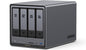 UGREEN NASync DXP4800 Plus 4-Bay Desktop NAS, Intel Pentium Gold 8505 5-Core CPU, 8GB DDR5 RAM, 128G SSD, 1 * 10GbE, 1 * 2.5GbE, 2 * M.2 NVMe Slots, 4K HDMI, Network Attached Storage (Diskless)