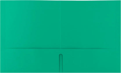 Hilroy Twin Pocket Portfolios, 9.5" x 11.75", 4-Pack, Assorted Colours (06042)