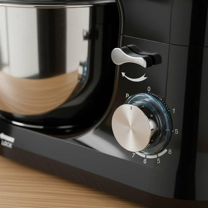 Commercial Mixer High Performance Kitchen Appliance Versatile Attachments Mixing Control Stainless Steel Bowl Suitable for Family Cooking Small Bakery