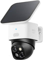 eufy Security SoloCam S340, Solar Security Camera, Wireless Outdoor Camera, 360° Surveillance, No Blind Spots, 2.4 GHz Wi-Fi, No Monthly Fee, HomeBase S380 Compatible