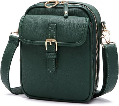 Lexiyat Crossbody Purses for Women Trendy Cell Phone Bag Leather Shoulder Handbags with Card Slots