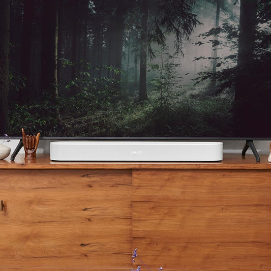 Sonos Beam Gen 2 - White - Soundbar with Dolby Atmos - PuriLite