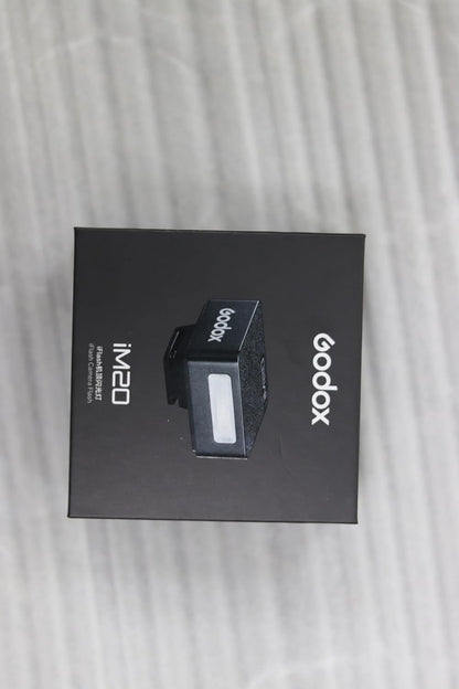 Godox Flash Godox iM20 Camera Flash - godox iM20 Mini Flash Manual 440 Full-Power Flashes/3s Recycle/5 Power Levels, Camera Flash for Sony zve10/Sony zv1/Sony a7iii/Ricoh gr3/Fujifilm f1 etc. (Black)