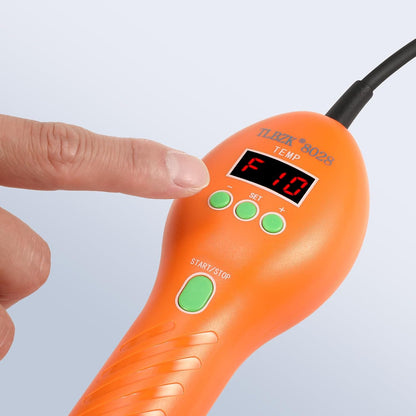 8028 Hot Air Rework Station, Portable SMD Rework Desoldering Digital Heat Gun with Nozzles, °C/°F Conversion