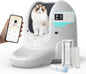 Amicura Automatic Cat Litter Box, Self Cleaning, 360-Degree Detection Smart Anti-Pinch, App Control, Odor-Proof, 65L Extra Large Open-top Cat Litter Box, Ultra Quiet Cat Toilet