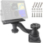Beigaoxu Cross arm Fish Finder Mount HB01, Used to Fix Fish Finder and Chart Plotters, Compatible with More Marine Electronic Devices Such as Garmin, Lowrance, Etc
