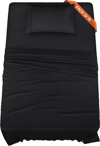 Utopia Bedding Queen Bed Sheet Set - 4 Piece Bedding - Soft Brushed Microfiber Fabric - Shrinkage & Fade Resistant - Easy Care (White)