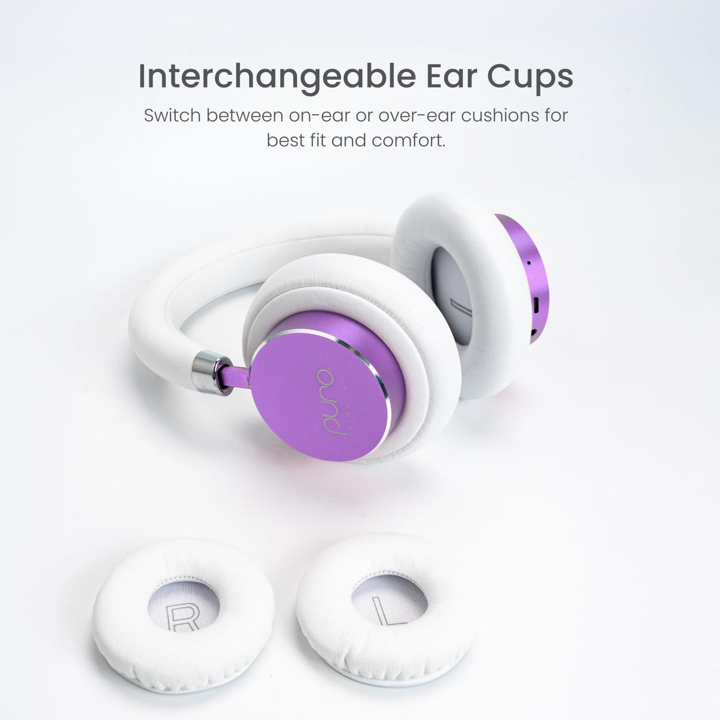 Puro Sound Labs BT2200 Plus Volume Limited Kids’ Bluetooth Headphones (Blue)