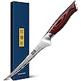 HOSHANHO Damascus Fillet Knife 7 Inch, Professional VG-10 Super Steel Boning Knife, Ultra Sharp Fish Knife with Ergonomic Handle