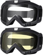 KINGBIKE Motorcycle Goggles 3&2 Pack Off Road Dirt Bike Motocross Goggles Windproof MTB Cycling Goggle for Adults Men Women
