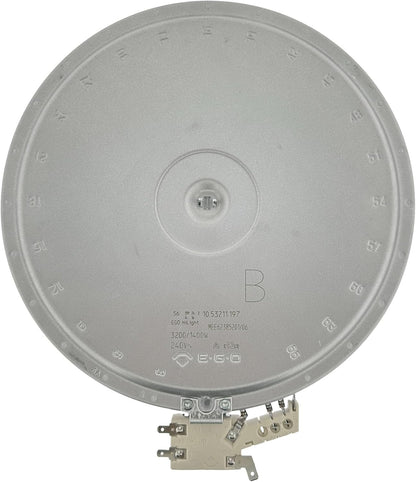 MEE62385201 Range Dual Radiant Surface Element Heater 6/9 Inch, 3200W/1400W OEM Replacement Parts for LG Electric Range
