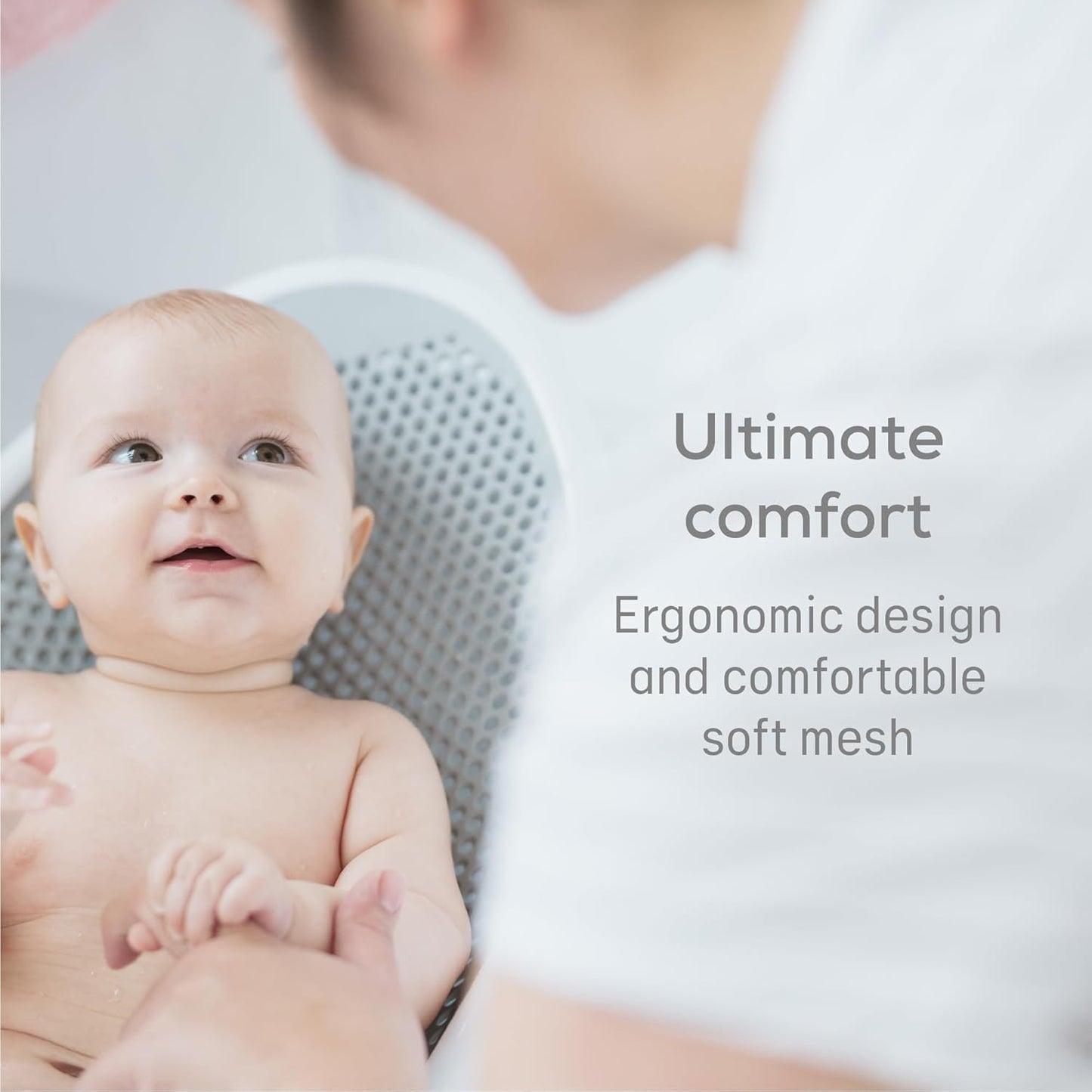 Angelcare Baby Bath Support, Pink, for Babies Less Than 6 Months of Age, Made in Canada