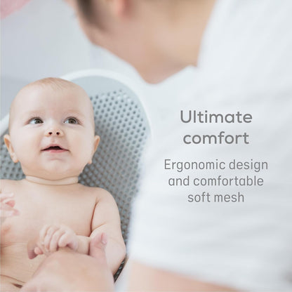 Angelcare Baby Bath Support, Pink, for Babies Less Than 6 Months of Age, Made in Canada