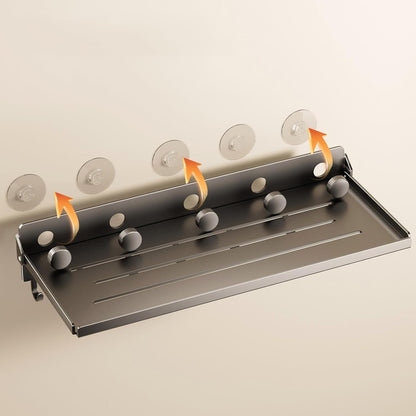 Foldable Kitchen Storage Rack No-drill Spice Rack Wall Mounted