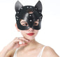 Women Leather Masks Masquerade Party Mask for Cosplay Halloween Costume Accessory
