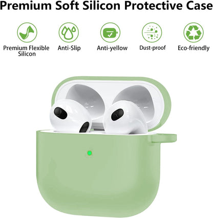 Aircawin for Airpods 4 Case Cover,Shockproof Case for Airpods 4th Generation Case Cover 2024,Premium Silicon Case with Keychain and Cleaing Pen for Airpods 4 Gen, Wireless Earphone Accessories-Blue