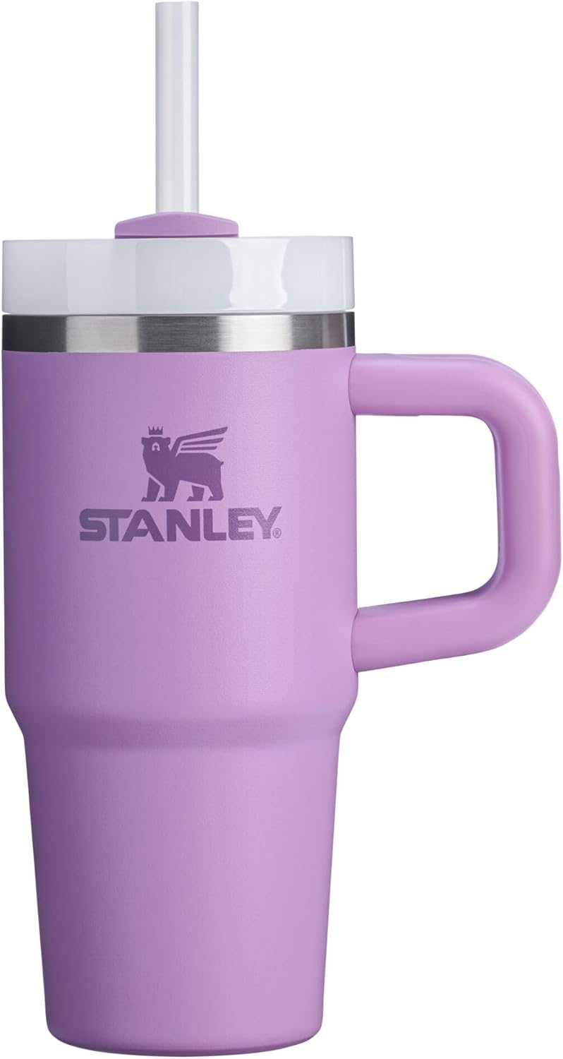 Stanley Quencher H2.0 Tumbler with Handle and Straw 30 oz | Flowstate 3-Position Lid | Cup Holder Compatible for Travel | Insulated Stainless Steel Cup | BPA-Free | Exclusive Lupine
