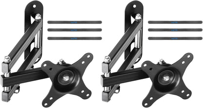 Suptek Full Motion Adjustable TV Wall Mount Rotation, Swivel and Tilt TV Arm Bracket for Most 15-32 inch LED, LCD Monitor and Plasma TVs VESA 75,100,Black (MA2720)