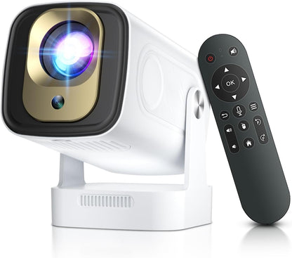 [ Auto Focus/Keystone ] Smart Projector with WiFi and Bluetooth 5.4, SALANGE 1080P Native Projectors 4K, Short Throw Projector w Built in Apps, Android 11, Mini Portable Proyector HY260pro