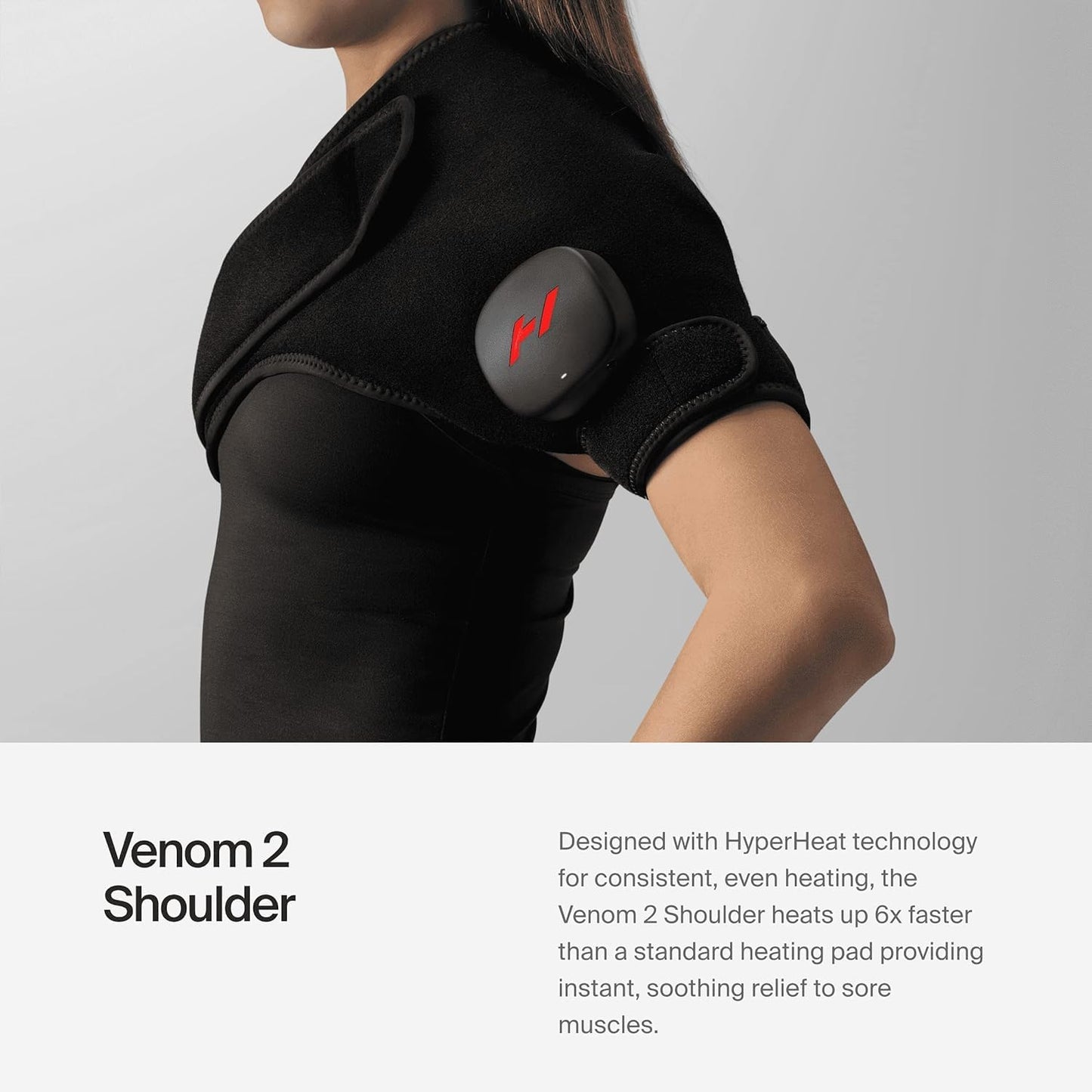 Hyperice Venom 2 Back - Advanced Heat + Vibration Massage Wrap